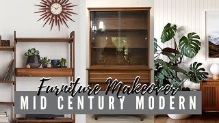 DIY Mid Century Modern Furniture Restoration Makeover with a surprise reveal!