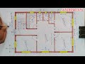 1000 sqft सबसे अच्छा घर का नक्शा ll 3 bhk village house plan ll new house design 2025 home