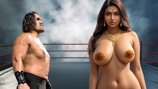 Great Khali vs buubie - Indian Fights