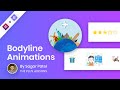 Body Moving | Lottifiles Animations for Elementor using The Plus Addons for Elementor