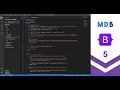 MDB 5 - Manual installation (Bootstrap 5 & Material Design 2.0)