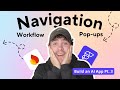 Making My AI App Click – FlutterFlow Navigation + UI Actions (Part 3)