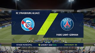 FIFA 21 | RC Strasbourg vs Paris SG - France Ligue 1 | 10/04/2021 | 1080p 60FPS