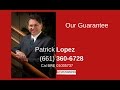 Patrick Lopez & Associates - Our Guarantee