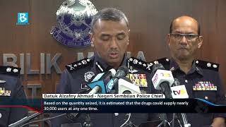 Police cripple drug smuggling syndicate: Two men arrested, syabu worth RM1.56 million seized