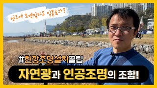 자연광과 인공조명의 조합으로 부드러운 빛을 연출해보자!