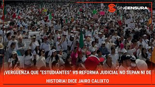 #LoMejorDeSinCensura ¡VERGÜENZA que “estudiantes” vs #ReformaJudicial no sepan ni de HISTORIA!...