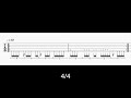 Planet X-  Alien Hip Hop transcription, final two riffs