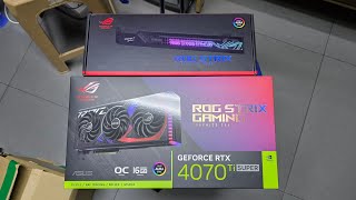 [Unboxing] Đập/Mở hộp Asus ROG Strix GeForce RTX™ 4070 Ti SUPER (OC) + Graphics Card Holder