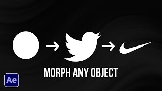 Morph Any Logo & Objects into Other Objects in After Effects