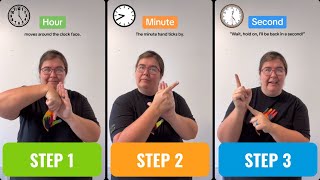 Tutorial: ASL Time Signs + how to say what time it is | Easy-to-Memorize ASL