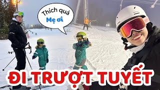 Even if you ski in Finland. Bon liệu có làm bội không - Thúy Jyri Family Phần Lan