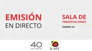 #turespañaenfitur Sala Presentaciones | Viernes 24 de Enero