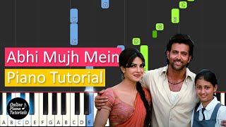 Abhi Mujh Mein Piano Tutorial Notes & MIDI | Agneepath | Hindi Song