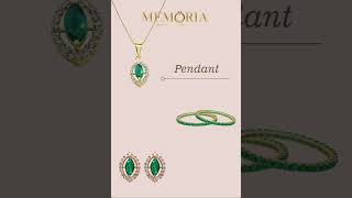 #jewelerydesign #jewellery #pendant #earrings #bangles #diamonds #emerald