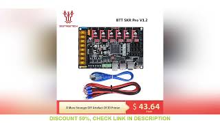 BIGTREETECH SKR PRO V1.2 32Bit Control Board 3D Printer Parts SKR V1.3 RAMPS 1.4 A4988 TMC2208 Uart