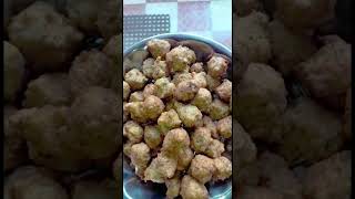 Traditional stone grinder-Moong Dal vada-Pesara Punugulu recipe.  #shorts