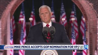 Mike Pence accepts GOP nomination for VP