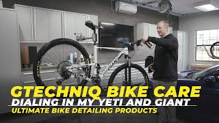 Using Ultimate Bike Detailing Products on My Yeti and Giant