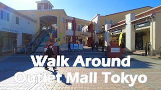 【4K】Walk around Minami Osawa Outlet Mall in Tokyo. 東京 三井アウトレットパーク 多摩南大沢を散歩 (Jan.2021)