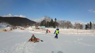 手稻滑雪場 小孩雪橇 #手稻雪場 #北海道 #hokkaido #teine