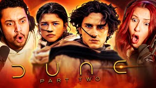 DUNE: PART TWO (2024) MOVIE REACTION - A CINEMATIC FEAST! - FIRST TIME WATCHING - REVIEW