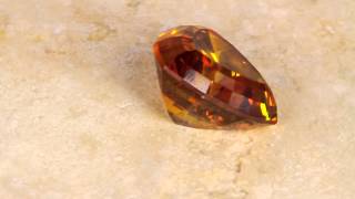 Gem Sphalerite From Spain Cut In A Trilliant Weighing 29.51 Carats.