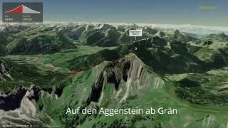 Auf den Aggenstein ab Grän ∆ hiking trails ∆ 3d-trail.com/austria/