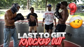 CRAZY LAST TO GET KNOCKED OUT IN ATLANTA HOOD👀😳🔥…