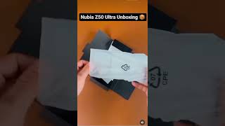 Nubia Z50 ultra unboxing 😍 #nubia #mobile  #unboxing