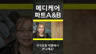 #메디케어 기본 파트A 파트B #미국보험 #신청하기 쉽게설명하기