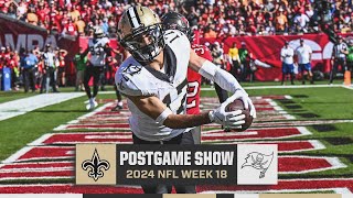 Buccaneers vs. Saints Postgame Show | 2024 NFL Week 18