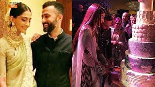 Sonam Kapoor and Anand Ahuja Cake Cutting Video At Reception Party | Bollywood Live