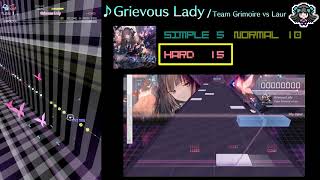 【グルコス比較動画】Grievous Lady (HARD) 【Arcaea】