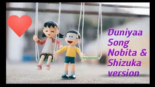 Duniyaa Song Nobita & Shizuka Version || Duniyaa - Luka Chuppi Cartoon version ||
