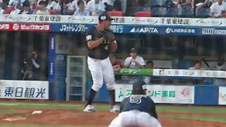 2018.7.22 D･ローチ（オリックスバファローズ） 2回ウラ3アウトチェンジ