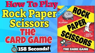 How To Play Rock Paper Scissors The Card Game