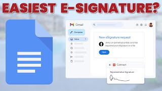 Google eSignature Tutorial - The Easiest Way to Collect Signatures?