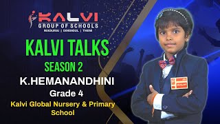 Kalvi Talks | S-02 | How Satellite Help Communication| K.Hemanandhini | Grand Finale| Kalvi  Schools