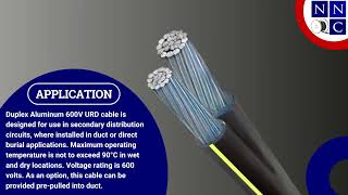 Nassau Duplex Aluminum Conductor Underground Direct Burial 600V URD | Nassau National Cable