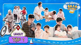 TẬP 1 UNCUT | HỌC LÀM CHA | Cue, Cam, Nami, Suli liên tục CHÍ CHÓE | MẸ VẮNG NHÀ BA LÀ SIÊU NHÂN