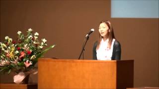 スピーチ大会2014（初級）　デギさん「アルンゴーお母さんの教え」 Ms.DELGERMAA (MGR)