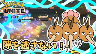 【ポケモンユナイト】隙を逃さない❗️〜ドリルくちばしの可能性を探る旅439〜【ドードリオ】