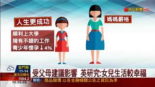 聽媽媽的話 女兒易成功 受父母建議影響 女兒生活較幸福