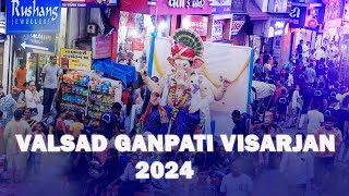 Valsad Ganpati Visarjan 2024 , Five days Visarjan