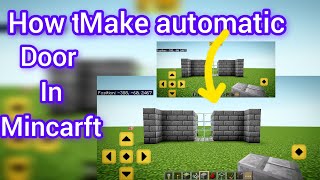HOW🤔 TO MAKE ♥️AUTOMATIC🧐 DOOR🚪 IN MINECRAFT🤩 #minecraft #gameplay #viral #supportme #tricks #tips
