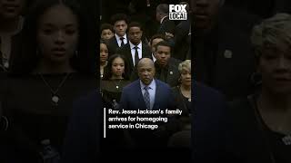 Rev. Jesse Jackson's family arrives for homegoing service in Chicago