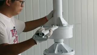 Installation process of 1kW 2KW wind generator