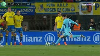 هدف ميسي الجميل على لاس بالماس الذي لايصد | الدوري الإسباني |  1-3-2018 | HD