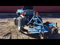 ford 1100 compact tractor w finish mower